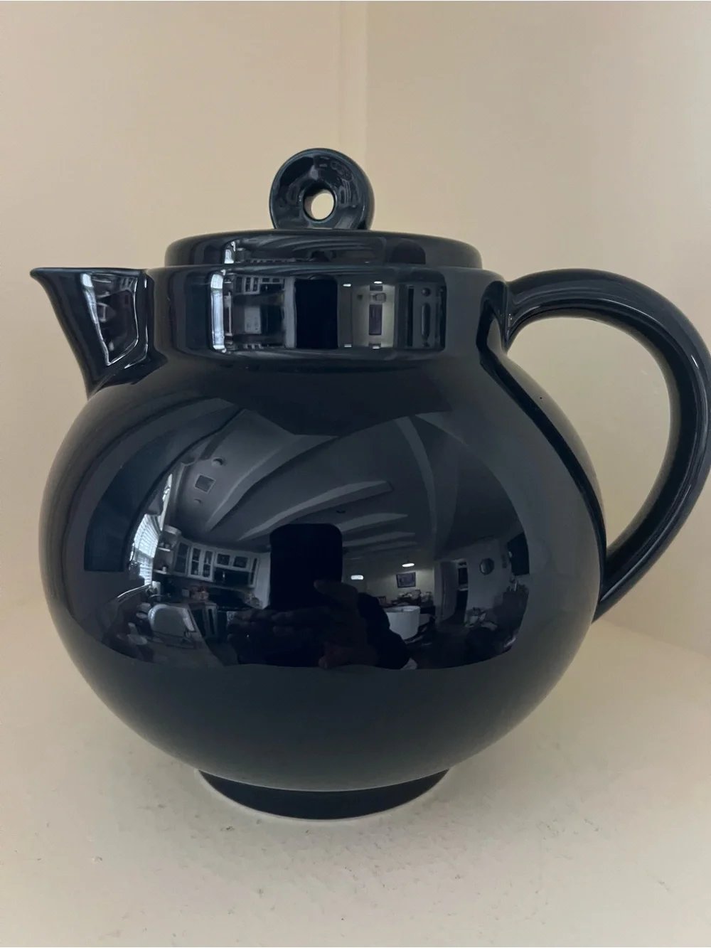 Vintage IKEA cobalt blue teapot. Perfect unused condition.6 cup capacity.